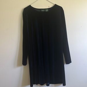 Hunt Club Velvet long sleeve dress 8